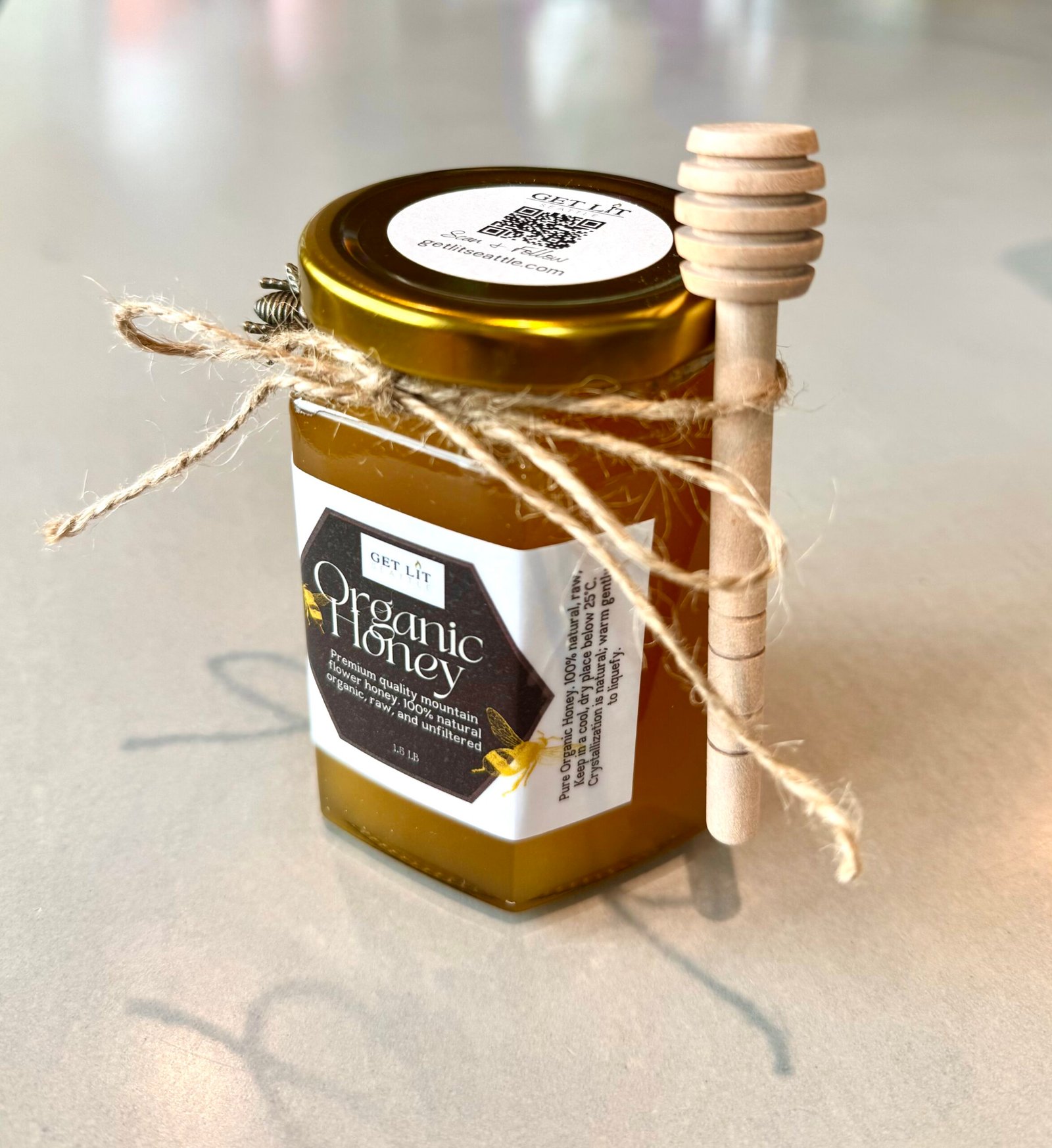 Organic Honey 1lb - Image 2