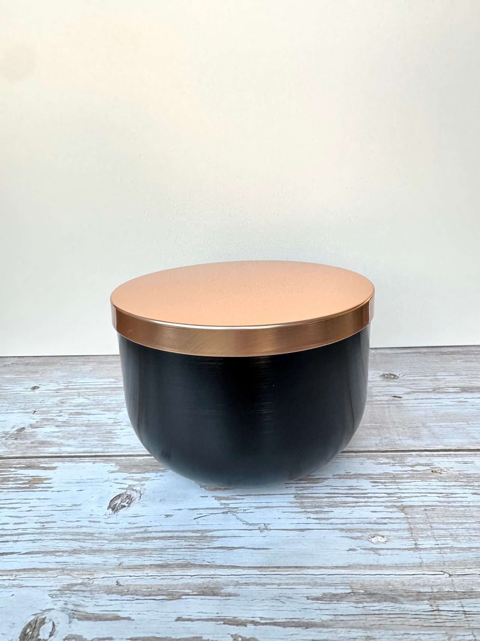Large Black Luxury Candle Vessel 19oz