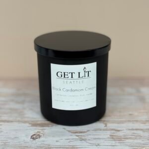 Black Cardamom Cream Candle - Seasonal