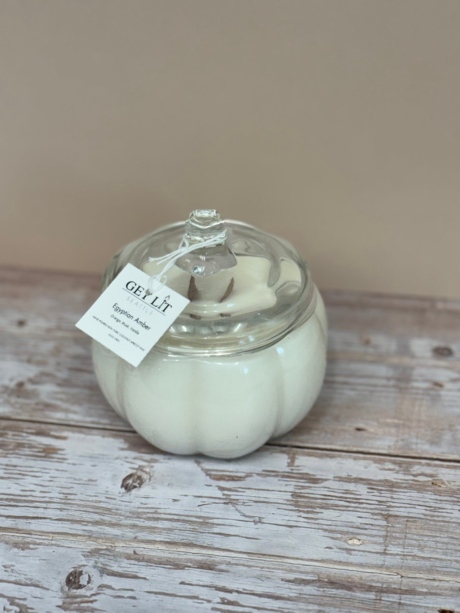White Pumpkin Candle - Image 4