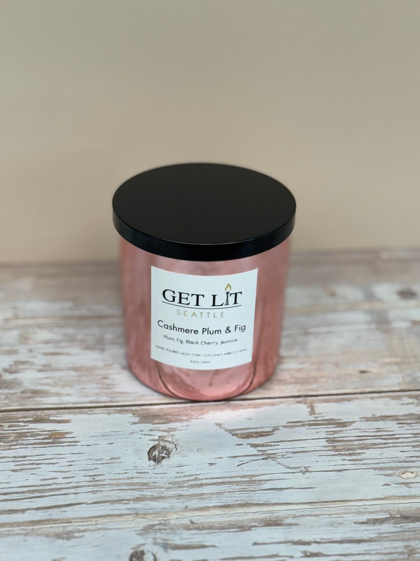 Sea Salt & Coastal Berries Candle Pink - Seasonal
